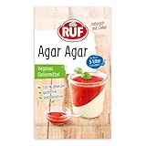 RUF Agar Agar, veganes Geliermittel in Pulverform, für bis zu 5 Liter...