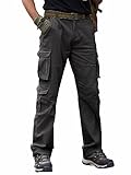 Breampot Herren Cargohose Baumwolle Baggy Chino Hosen Freizeit Outdoorhose...