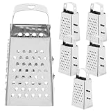 Veemoon 6 Stück Teiliges Edelstahl Mini Käse Gemüsereibe mit...