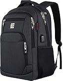 marcello Rucksack Herren, 17,3 Zoll Laptop Rucksäcke mit USB-Ladeanschluss...