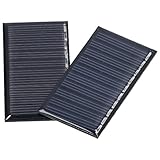 2 Stück 5 V 50 MA Mini-Solarzellen, Wetterfeste Polykristalline...