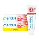 meridol Zahnpasta Rundumpflege 2x75ml - tägliche Rundumpflege für...