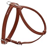 HUNTER Hundegeschirr Round & Soft Canadian UP, Farbe: Cognac, weiches,...