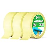 V1 TRADE Malerkrepp 50mm x 50m 3 Stück – Kreppband Für Malerarbeiten...