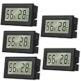 ARCELI 5 Digital Thermometer Innen Hygrometer Mini Hygrometer Thermometer...