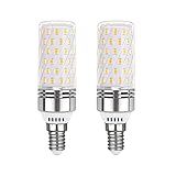Akynite E14 LED Kaltweiß 6000K 12W, 1350LM, 100W Halogenlampe Ersatz,...