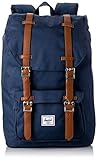 Herschel Little America Mid-Volume Rucksack, 17 l, Navy/Tan, 12.5x28x36 CM...