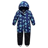 linboo Unisex Kinder Einteiliger Schneeanzüge/Skioverall mit Kapuze...