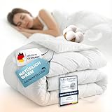 Bettdecke 135x200 - Federbettdecke Winterdecke mit Daunen & Federn - Extra...