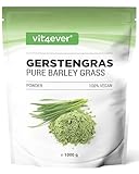 vit4ever Gerstengras 1000 g Pulver aus jungen Blättern - Premium Qualität...