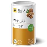 Raab Vitalfood Bio Walnuss-Protein Pulver, reines Proteinpulver mit 45 %...