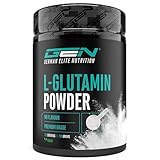 L-Glutamin Pulver - 750 g - Premium: Reines & ultrafeines L-Glutamine -...