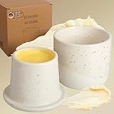 DEKAZIA® Französische Butterdose Wassergekühlt | Butterglocke,...