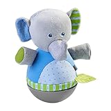 HABA 305824 - Stehauffigur Elefant, Stehauffigur ab 6 Monaten, bunt