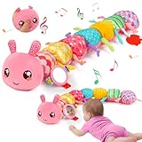 Baby Spielzeug 0 3 6 Monate Raupe Musikspielzeug, Montessori Sensorik...