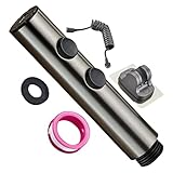 Toilettensprayer - Edelstahl-Aufsatz Mit Schlauch,Badezimmer Bidetsprayer...