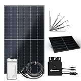 flex-energie Balkonkraftwerk Komplettset I 450Wp Solarmodul, Envertech...