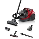 Bosch Staubsauger beutellos Serie 4 BGS21CAR, Hygiene-Filter, 10 Jahre...