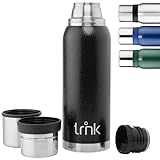 trnk Outdoor Thermosflasche arktis 2 - Edelstahl Thermoskanne 1200ml (1,2l)...