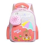 Capybara Rucksack für Mädchen, groß, ästhetischer Stil, für Schule,...