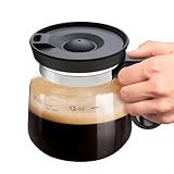 Qkbuza Transparente Tassen | Kaffeegläser 470 ml für Heißgetränke |...