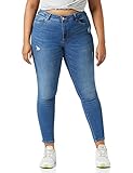 ONLY Damen Skinny Fit Jeans | Stone Wash Stretch Denim Regular Waist |...