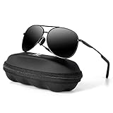 MXNXEU Sonnenbrille Herren Fahrerbrille Polarisiert Schwarz Polarisierte...