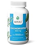 VITA1 Chondroitin 500mg • 90 Kapseln (6 Wochen Vorrat) Chondroitinsulfat...