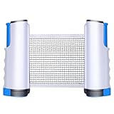 flintronic Ausziehbares Tragbares Tischtennisnetz, Tischtennisnetz für...