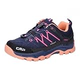 CMP Kids Rigel Low Trekking Shoes Wp Wanderschuhe, B.Blue-Sunrise, 35 EU