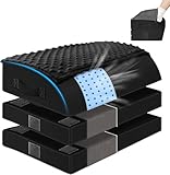 KingPavonini Fußstütze Schreibtisch, Gel-Memory-Schaum Fußbank, 3 Höhen...