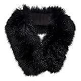 PH PandaHall Faux Pelz Kragen, Flauschiger Pelzbesatz für die...