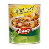 Erasco Linsen-Eintopf mit Würstchen (800g) In rund 5 Minuten fertig –...