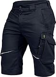 Leib Wächter Flex-Line Herren Arbeitsshort Marine/schwarz flexibel mit...