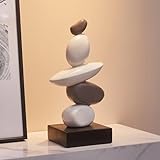 Simulierte Sandstein Skulptur Deko für Wohnzimmer, Moderne Harz Stein...