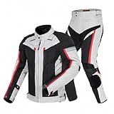 Wasserdichter Motorradanzug Für Herren, Motorradjacke Und -Hose,...