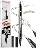 iMethod Curved Microblading Augenbrauenstift - Eyebrow Pencil 2-in-1...