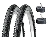 2 x 26 Zoll Fahrradreifen 26x2.00 schwarz K-885 Kobra 50-559 inklusive 2 x...