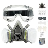 Atemschutzmasken Staubmaske Set RH-M103 ABEK1 Filter für Dämpfe, Sand,...