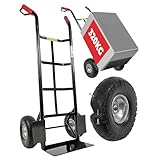 HBH Profi Sackkarre Schwerlast Sackkarren 320kg Vollgummireifen TK320PU...