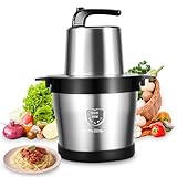 6L Zerkleinerer Küche Elektrisch, 1000W Multizerkleinerer Elektrisch, 2...