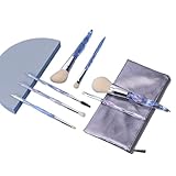 AANWKENL 7 Make-up-Pinsel, transparente Griffe, komplettes Set an...