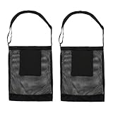 Generchin 2 STÜCKE Pilzjagd-Netzbeutel Ernte Pilzkorb Sammelbeutel Große...