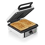 Princess Waffeleisen 132397, Belgische Waffelform, 1200 Watt, 0,75m...