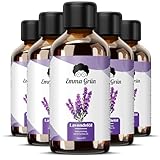 Emma Grün® Lavendelöl Ätherisches Öl 5x 100ml [100% NATURREIN] -...