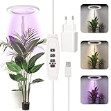 Zofory Pflanzenlampe LED Vollspektrum, 3 Beleuchtungsmodi, 72 LED...