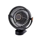 Illkjasfc 8000 mAh Schreibtischventilator, wiederaufladbar,...
