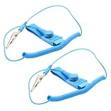 2 Stück Antistatik Armband, Anti-Static Wrist Strap, mit Erdung Draht und...