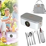 Thermo-Lunchbox für heiße Speisen, 16000 mAh Akku, 1000 ml Kapazität, 6...