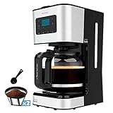 Cecotec Programmierbare Kaffeemaschine 66 Smart Plus, 950 W, Kapazität 12...